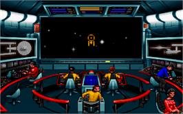 In game image of Star Trek - 25th Anniversary on the Microsoft DOS.