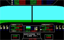 In game image of Super Huey UH-IX on the Microsoft DOS.