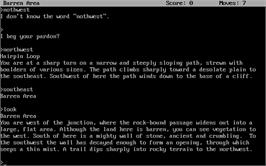 In game image of Zork III - The Dungeon Master on the Microsoft DOS.