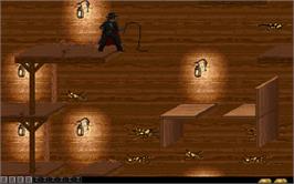 In game image of Zorro on the Microsoft DOS.