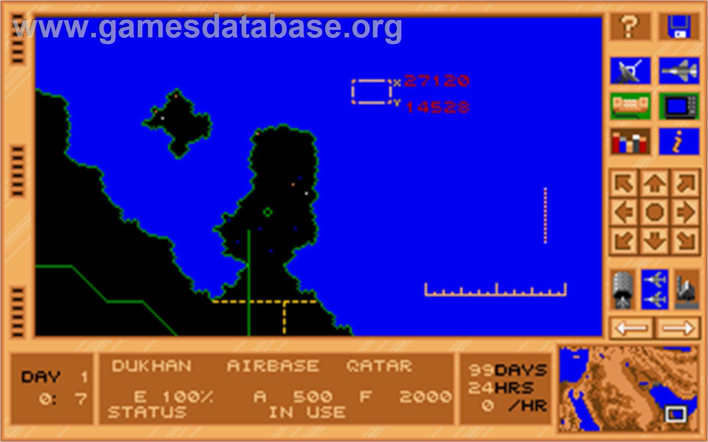 Air Force Commander - Microsoft DOS - Artwork - In Game