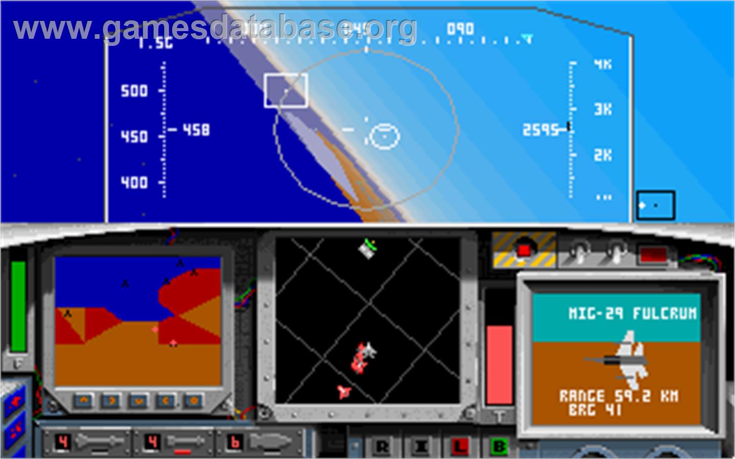 F-15 Strike Eagle II - Microsoft DOS - Artwork - In Game