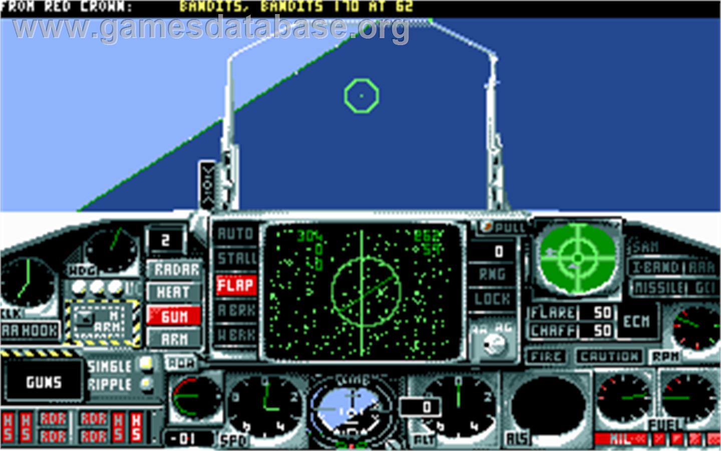 Flight of the Intruder - Microsoft DOS - Artwork - In Game
