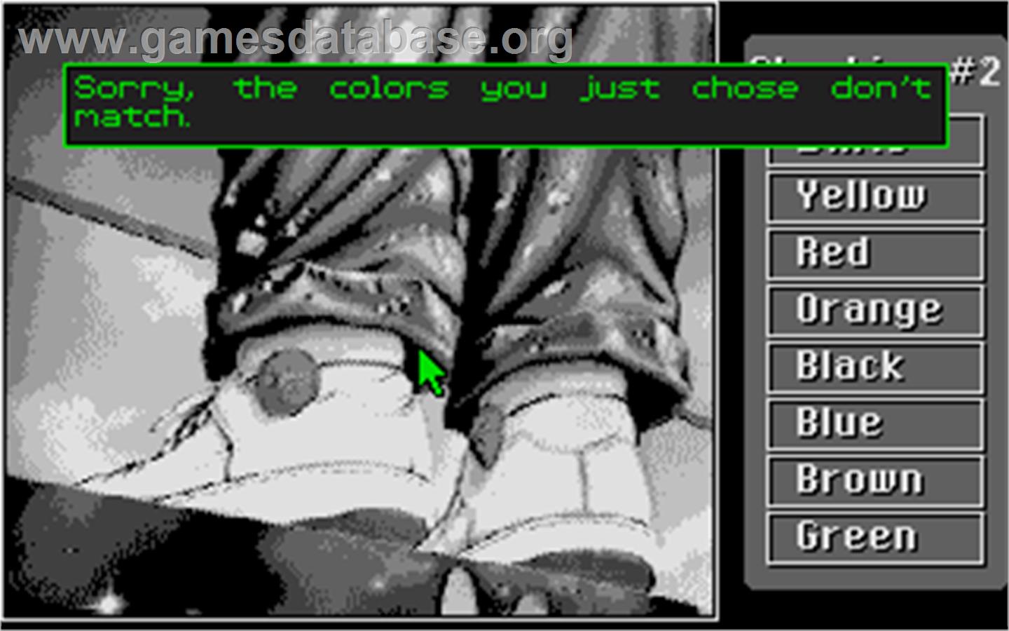 Future Wars - Microsoft DOS - Artwork - In Game