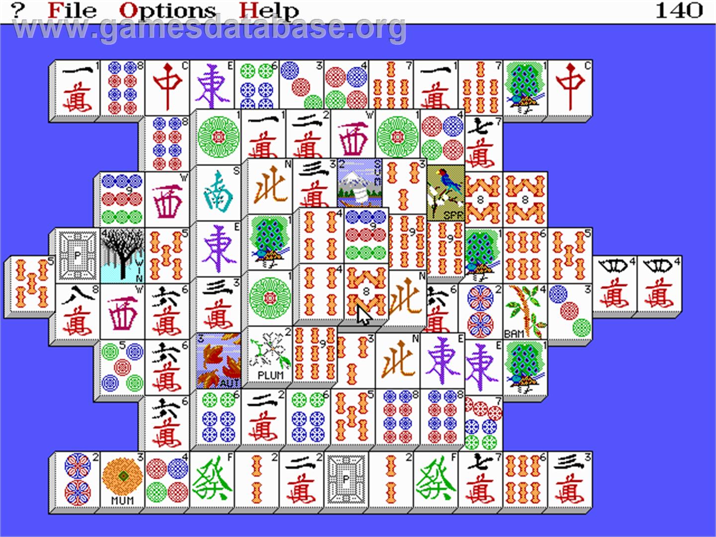 Shanghai - Microsoft DOS - Artwork - In Game