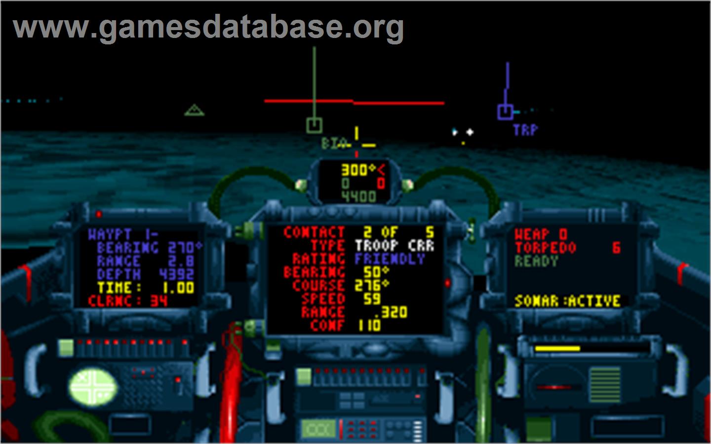 Subwar 2050 - Microsoft DOS - Artwork - In Game