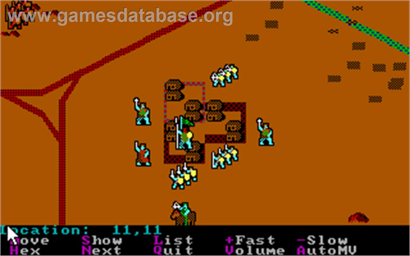 Sword of Aragon - Microsoft DOS - Artwork - In Game