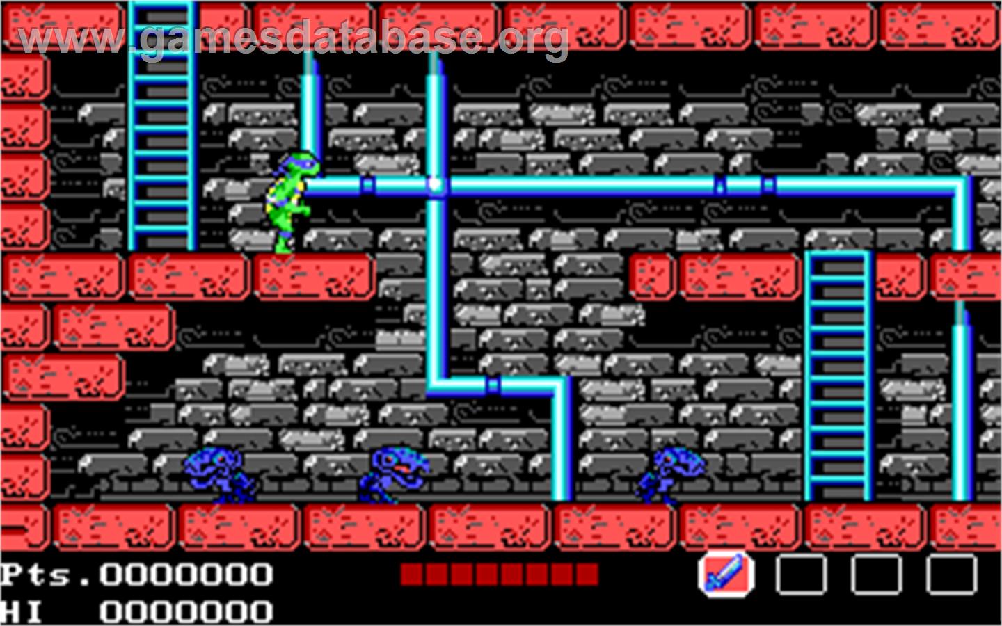 Teenage Mutant Ninja Turtles - Microsoft DOS - Artwork - In Game