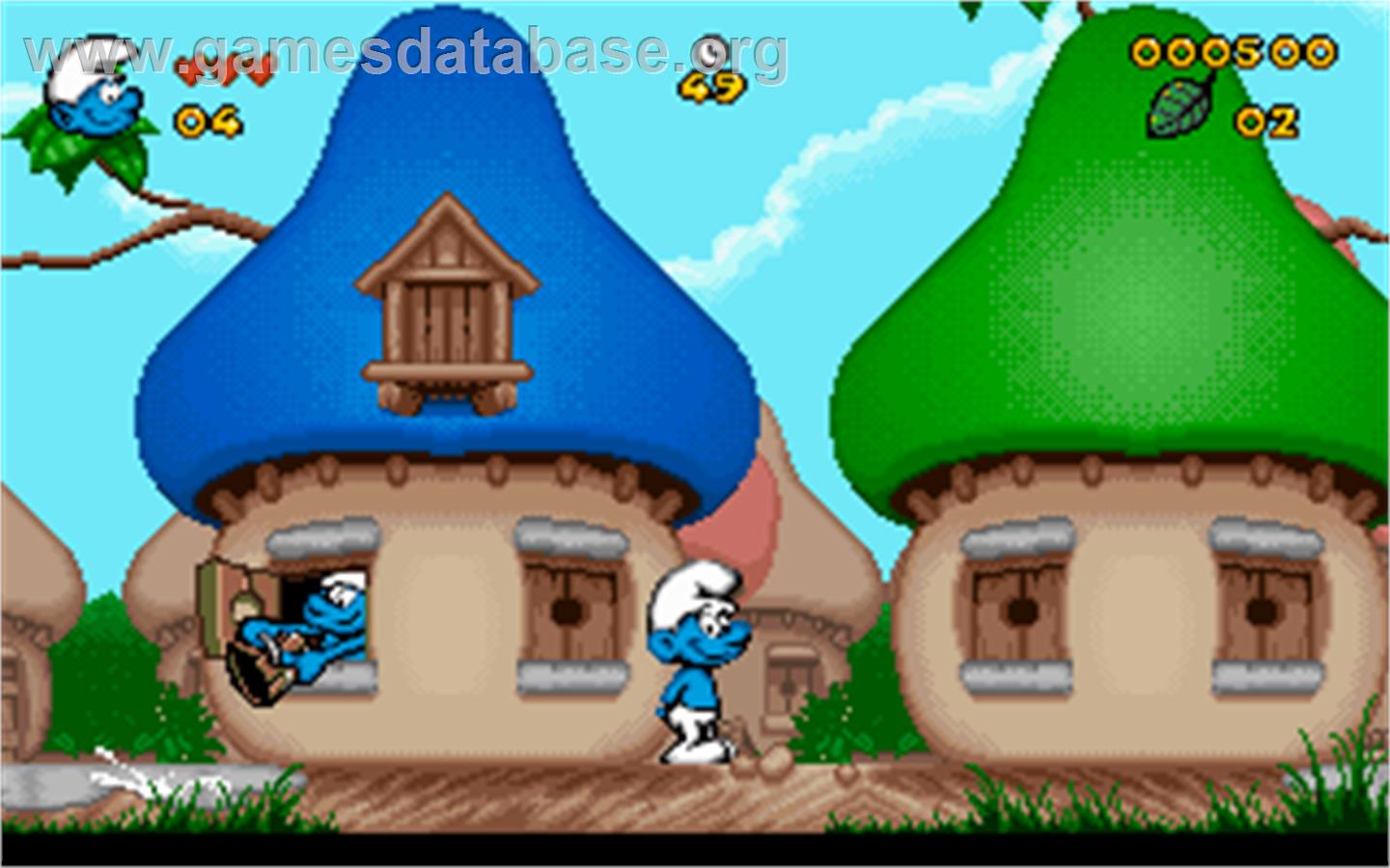 The Smurfs - Microsoft DOS - Artwork - In Game