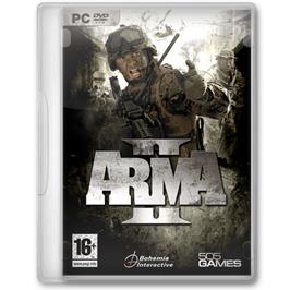 Box cover for ARMA II on the Microsoft Windows.