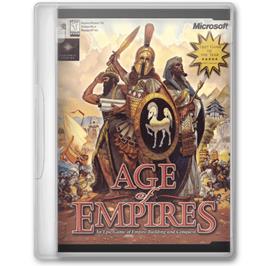 Box cover for Age of Empires on the Microsoft Windows.