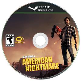 Box cover for Alan Wake's American Nightmare on the Microsoft Windows.