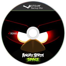 Box cover for Angry Birds Space on the Microsoft Windows.