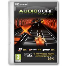 Box cover for AudioSurf on the Microsoft Windows.