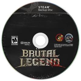 Box cover for Brutal Legend on the Microsoft Windows.