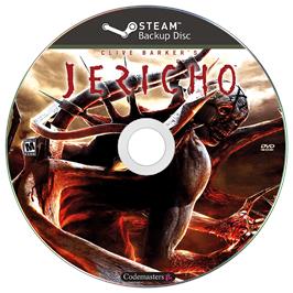 Box cover for Clive Barker's Jericho on the Microsoft Windows.