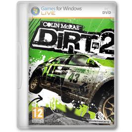 Box cover for Colin McRae DiRT 2 on the Microsoft Windows.