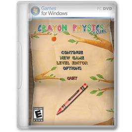 Box cover for Crayon Physics Deluxe on the Microsoft Windows.