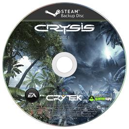Box cover for Crysis on the Microsoft Windows.