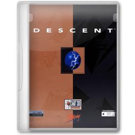 Box cover for Descent on the Microsoft Windows.