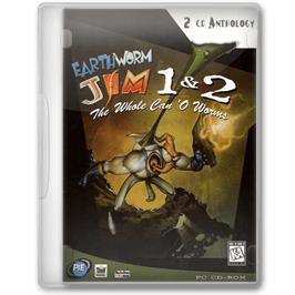 Box cover for Earthworm Jim on the Microsoft Windows.