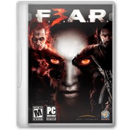 Box cover for F.E.A.R. 3 on the Microsoft Windows.