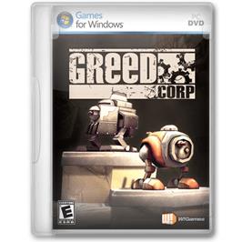 Box cover for Greed Corp on the Microsoft Windows.