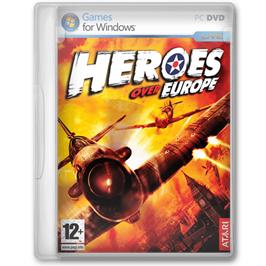 Box cover for Heroes Over Europe on the Microsoft Windows.