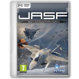 Box cover for Jane's Advanced Strike Fighters on the Microsoft Windows.