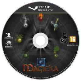 Box cover for Magicka on the Microsoft Windows.
