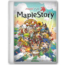 Box cover for MapleStory on the Microsoft Windows.