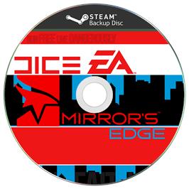Box cover for Mirror's Edge on the Microsoft Windows.