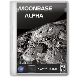 Box cover for Moonbase Alpha on the Microsoft Windows.