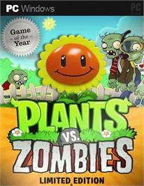 Box cover for Plants vs Zombies on the Microsoft Windows.