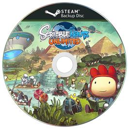 Box cover for Scribblenauts Unlimited on the Microsoft Windows.