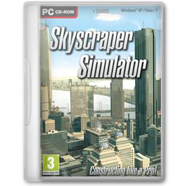 Box cover for Skyscraper Simulator on the Microsoft Windows.