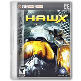 Box cover for Tom Clancy's H.A.W.X on the Microsoft Windows.