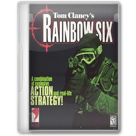 Box cover for Tom Clancy's Rainbow Six on the Microsoft Windows.