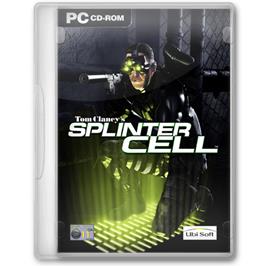 Box cover for Tom Clancy's Splinter Cell on the Microsoft Windows.