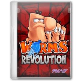 Box cover for Worms Revolution on the Microsoft Windows.