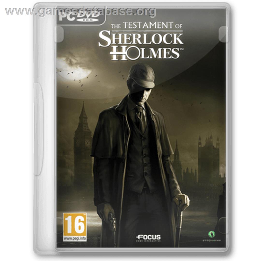 The Testament of Sherlock Holmes - Microsoft Windows - Artwork - Box