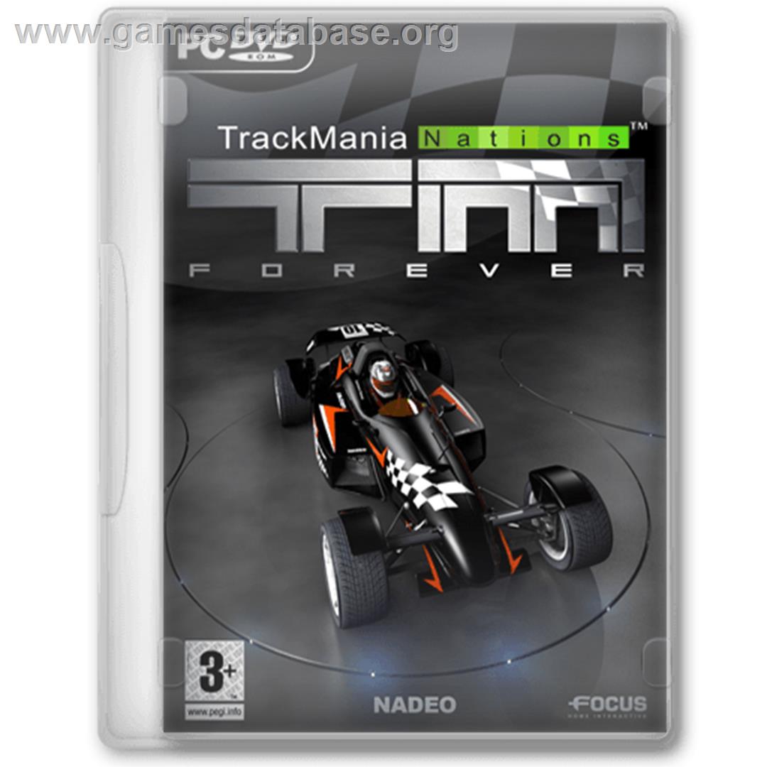 TrackMania Nations Forever - Microsoft Windows - Artwork - Box
