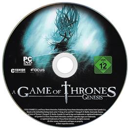 Artwork on the Disc for A Game of Thrones - Genesis on the Microsoft Windows.