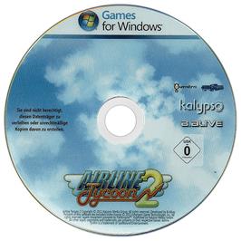 Artwork on the Disc for Airline Tycoon 2 on the Microsoft Windows.