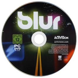 Artwork on the Disc for Blur on the Microsoft Windows.