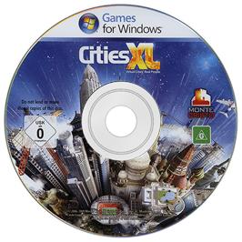 Artwork on the Disc for Cities XL Limited Edition on the Microsoft Windows.