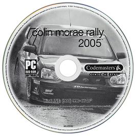Artwork on the Disc for Colin McRae Rally 2005 on the Microsoft Windows.
