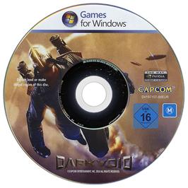 Artwork on the Disc for Dark Void on the Microsoft Windows.