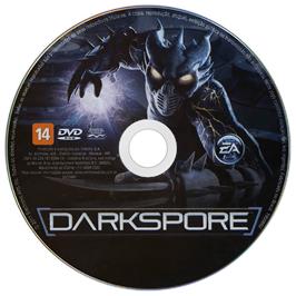 Artwork on the Disc for Darkspore on the Microsoft Windows.