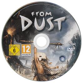 Artwork on the Disc for From Dust on the Microsoft Windows.
